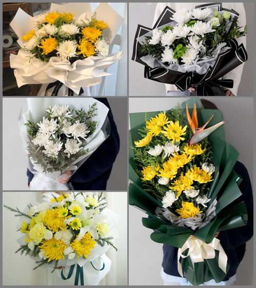 广东潮州市饶平县三饶镇白事花束代送